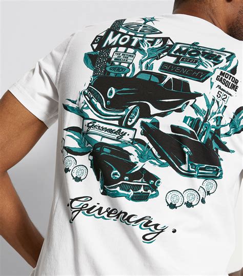 Mens Givenchy white Motel Cars T